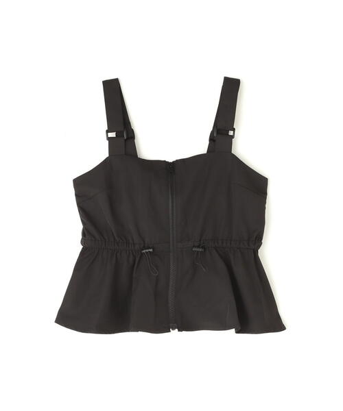 FREE'S MART（フリーズマート）の「ウエストドロストジップビスチェ（シャツ/ブラウス・レディース・ブラック/グレー/ベージュ・FREE）」の16枚目の写真