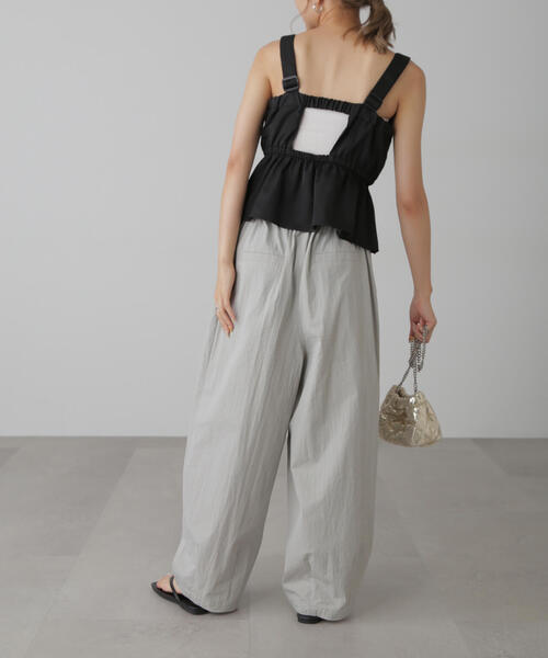 FREE'S MART（フリーズマート）の「ウエストドロストジップビスチェ（シャツ/ブラウス・レディース・ブラック/グレー/ベージュ・FREE）」の8枚目の写真