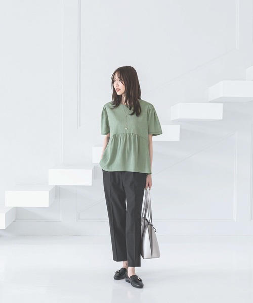 GLOBAL WORK（グローバルワーク）の「サイズ拡大/らくっション撥水2WAYローファー/131468（ローファー・レディース・ベージュ/グレイッシュベージュ/アイボリー/ブラック系その他/シルバー/ブラック/ガンメタ/ブラック系その他3/ブラック系1/ダークブラウン・23cm/23.5cm/24.5cm/25cm/24cm/22.5cm）」の14枚目の写真