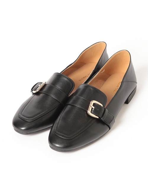 GLOBAL WORK（グローバルワーク）の「サイズ拡大/らくっション撥水2WAYローファー/131468（ローファー・レディース・ベージュ/グレイッシュベージュ/アイボリー/ブラック系その他/シルバー/ブラック/ガンメタ/ブラック系その他3/ブラック系1/ダークブラウン・23cm/23.5cm/24.5cm/25cm/24cm/22.5cm）」の22枚目の写真