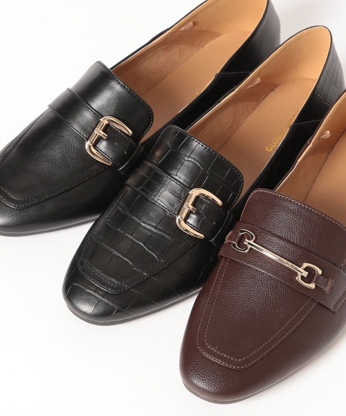 GLOBAL WORK（グローバルワーク）の「サイズ拡大/らくっション撥水2WAYローファー/131468（ローファー・レディース・ベージュ/グレイッシュベージュ/アイボリー/ブラック系その他/シルバー/ブラック/ガンメタ/ブラック系その他3/ブラック系1/ダークブラウン・23cm/23.5cm/24.5cm/25cm/24cm/22.5cm）」の21枚目の写真