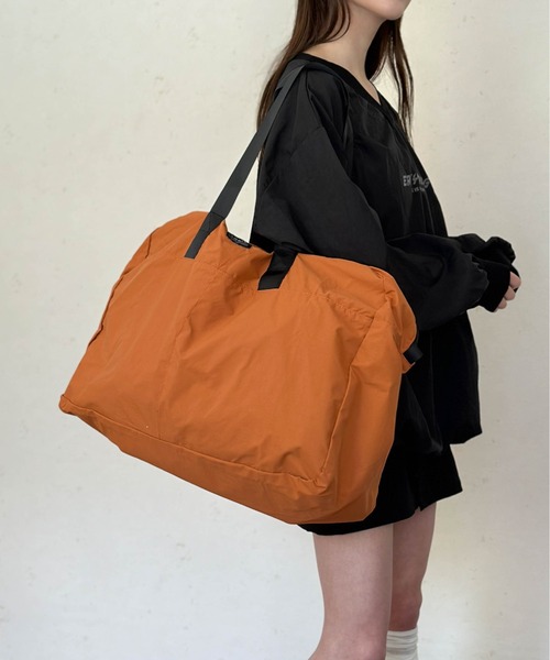 セール】撥水マットナイロンポケッタブルボストン（ボストンバッグ