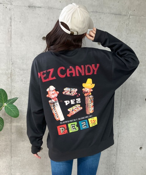 TMD メンズXXL スウェット　トレーナー　ビッグロゴ PEZ ペッツ マックハウス Mac－House PEZ ペッツ 刺繍トレーナー 2715002