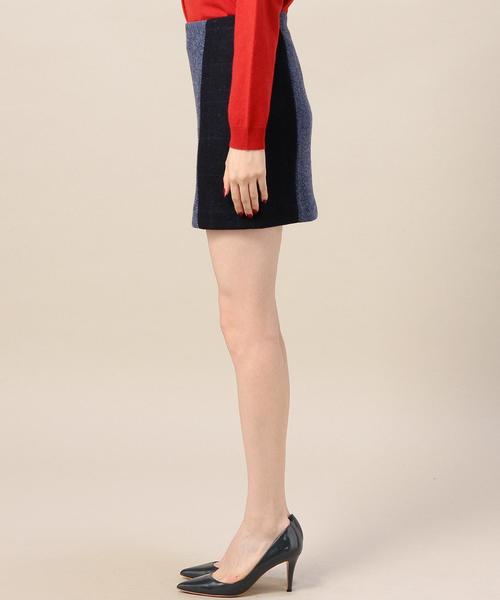 BEAUTY&YOUTH UNITED ARROWS(ビューティーアンドユースユナイテッドアローズ)の「BY ハリスツイードミニスカート ◆(スカート・レディース・ブラウン/ネイビー・MEDIUM/SMALL)」の5枚目の写真