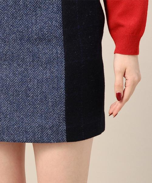 BEAUTY&YOUTH UNITED ARROWS(ビューティーアンドユースユナイテッドアローズ)の「BY ハリスツイードミニスカート ◆(スカート・レディース・ブラウン/ネイビー・MEDIUM/SMALL)」の9枚目の写真