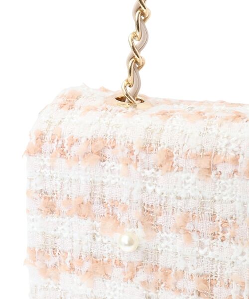 Maison de FLEUR（メゾンドフルール）の「ツイードミニポシェット（ショルダーバッグ・レディース・ベージュ・FREE）」の8枚目の写真