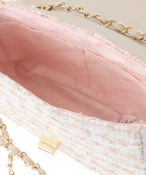 Maison de FLEUR（メゾンドフルール）の「ツイードミニポシェット（ショルダーバッグ・レディース・ベージュ・FREE）」の11枚目の写真