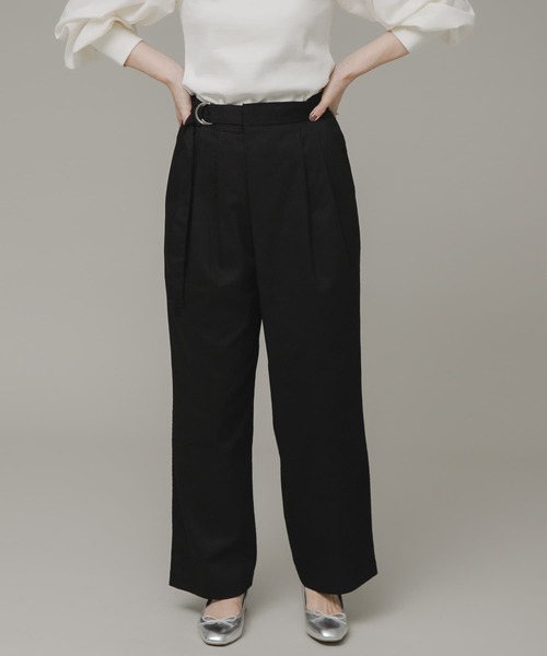 URBAN RESEARCH Sonny Label(アーバンリサーチサニーレーベル)の「ラップタックパンツ(その他パンツ・レディース・ベージュ/ネイビー/ブラック・FREE)」の4枚目の写真