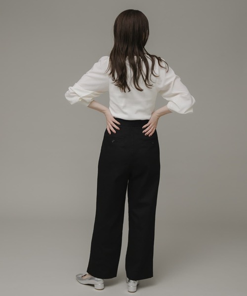 URBAN RESEARCH Sonny Label(アーバンリサーチサニーレーベル)の「ラップタックパンツ(その他パンツ・レディース・ベージュ/ネイビー/ブラック・FREE)」の9枚目の写真