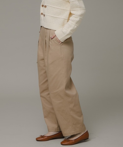 URBAN RESEARCH Sonny Label(アーバンリサーチサニーレーベル)の「ラップタックパンツ(その他パンツ・レディース・ベージュ/ネイビー/ブラック・FREE)」の10枚目の写真