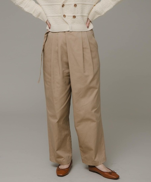 URBAN RESEARCH Sonny Label(アーバンリサーチサニーレーベル)の「ラップタックパンツ(その他パンツ・レディース・ベージュ/ネイビー/ブラック・FREE)」の12枚目の写真