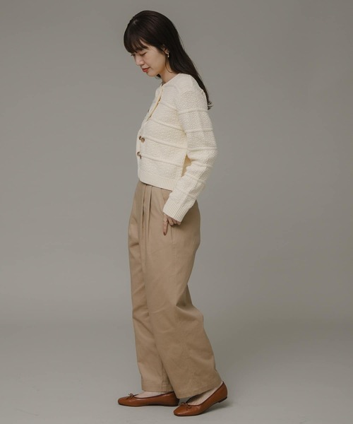 URBAN RESEARCH Sonny Label(アーバンリサーチサニーレーベル)の「ラップタックパンツ(その他パンツ・レディース・ベージュ/ネイビー/ブラック・FREE)」の14枚目の写真