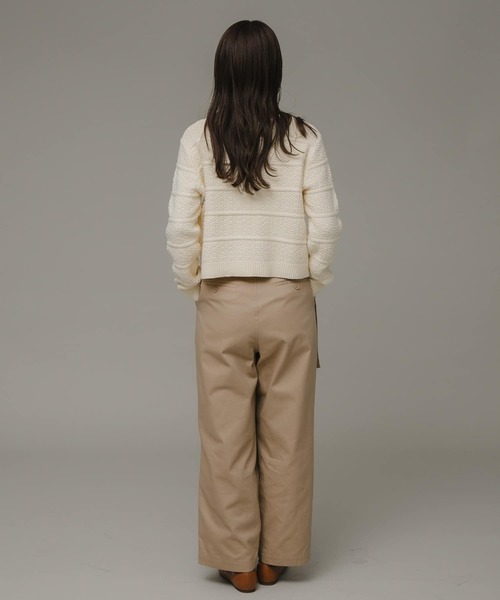 URBAN RESEARCH Sonny Label(アーバンリサーチサニーレーベル)の「ラップタックパンツ(その他パンツ・レディース・ベージュ/ネイビー/ブラック・FREE)」の15枚目の写真