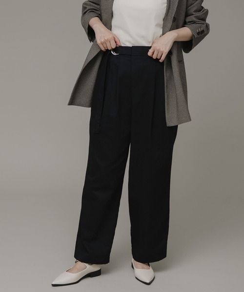 URBAN RESEARCH Sonny Label(アーバンリサーチサニーレーベル)の「ラップタックパンツ(その他パンツ・レディース・ベージュ/ネイビー/ブラック・FREE)」の16枚目の写真