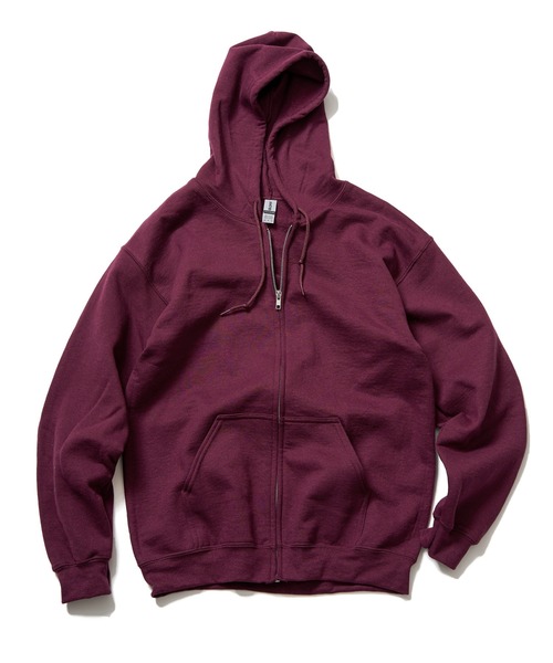 GILDAN（ギルダン）の「【GILDAN/ギルダン】8.0oz USA ヘビーブレンドZIPパーカー（パーカー・メンズ・ブラック/グレー/ホワイト/ダークブラウン/ロイヤルブルー/ネイビー/レッド/マルーン・M/L/LL）」の8枚目の写真