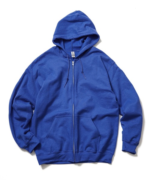 GILDAN（ギルダン）の「【GILDAN/ギルダン】8.0oz USA ヘビーブレンドZIPパーカー（パーカー・メンズ・ブラック/グレー/ホワイト/ダークブラウン/ロイヤルブルー/ネイビー/レッド/マルーン・M/L/LL）」の6枚目の写真