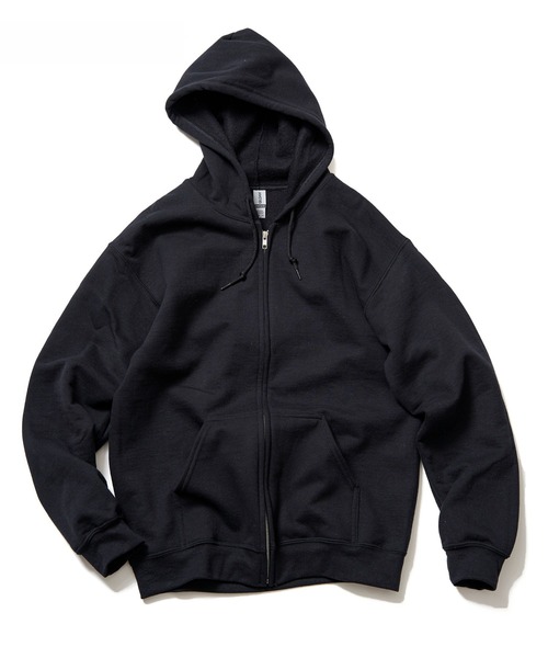 GILDAN（ギルダン）の「【GILDAN/ギルダン】8.0oz USA ヘビーブレンドZIPパーカー（パーカー・メンズ・ブラック/グレー/ホワイト/ダークブラウン/ロイヤルブルー/ネイビー/レッド/マルーン・M/L/LL）」の2枚目の写真