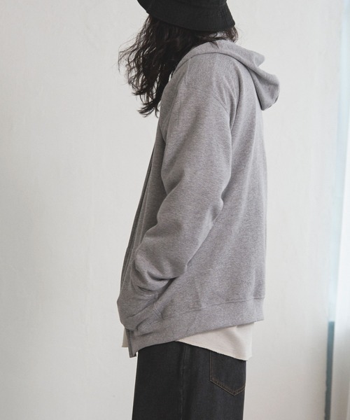 GILDAN（ギルダン）の「【GILDAN/ギルダン】8.0oz USA ヘビーブレンドZIPパーカー（パーカー・メンズ・ブラック/グレー/ホワイト/ダークブラウン/ロイヤルブルー/ネイビー/レッド/マルーン・M/L/LL）」の9枚目の写真