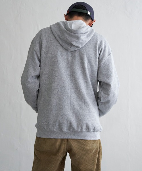 GILDAN（ギルダン）の「【GILDAN/ギルダン】8.0oz USA ヘビーブレンドZIPパーカー（パーカー・メンズ・ブラック/グレー/ホワイト/ダークブラウン/ロイヤルブルー/ネイビー/レッド/マルーン・M/L/LL）」の16枚目の写真