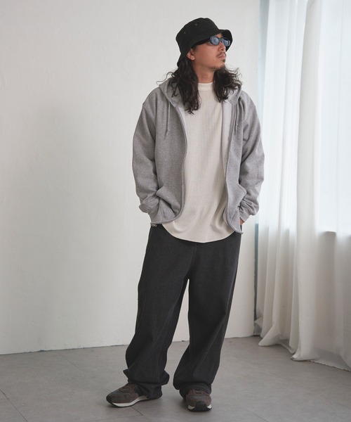 GILDAN（ギルダン）の「【GILDAN/ギルダン】8.0oz USA ヘビーブレンドZIPパーカー（パーカー・メンズ・ブラック/グレー/ホワイト/ダークブラウン/ロイヤルブルー/ネイビー/レッド/マルーン・M/L/LL）」の12枚目の写真