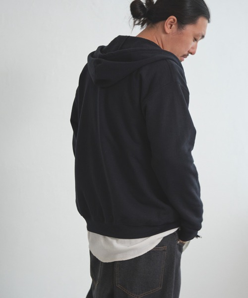 GILDAN（ギルダン）の「【GILDAN/ギルダン】8.0oz USA ヘビーブレンドZIPパーカー（パーカー・メンズ・ブラック/グレー/ホワイト/ダークブラウン/ロイヤルブルー/ネイビー/レッド/マルーン・M/L/LL）」の22枚目の写真