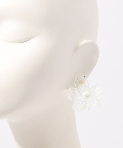 【関税込み】LEVENS JEWELS ピンク Maxi Flor シングルピアス LEVENS JEWELS MAXI FLOR シングルピアス(ピアス(片耳用