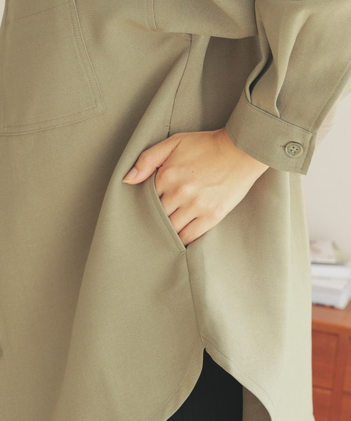 両ポケット付シャツ（シャツ/ブラウス）｜GLACIER lusso（グラシア