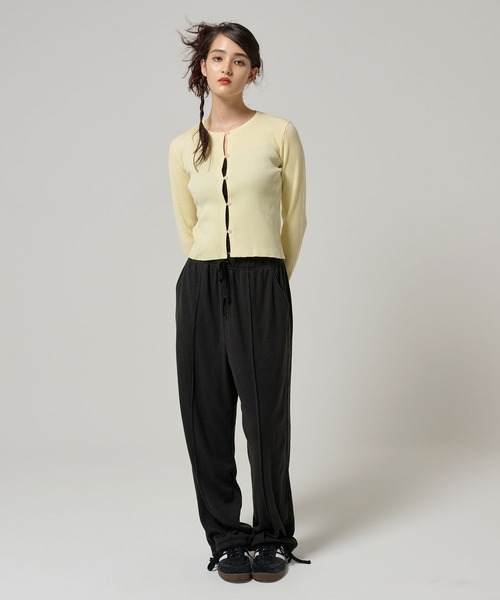 アンチピリング リブカーディガン TINA:JOJUN(カーディガン/ボレロ)|TINA:JOJUN(ティーナジョジュン) アンチピリング リブカーディガン TINA:JOJUN(カーディガン/ボレロ)|TINA:JOJUN(ティーナジョジュン)