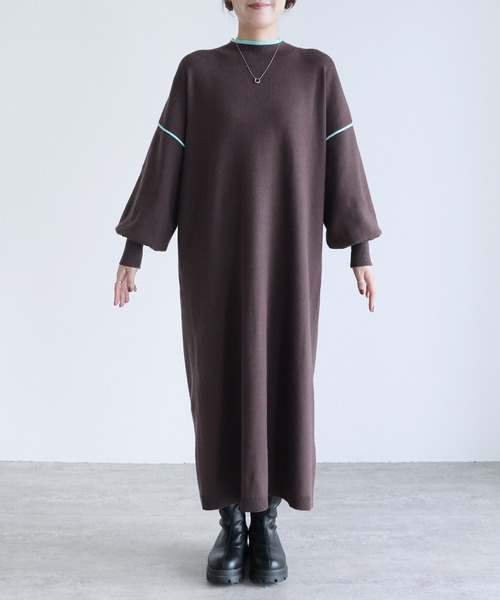 rika　Rワンピ ブラック×ブラウン K.]リトルブラックワンピース | KOBUNSHA SELECT SHOP | [K.]リトル