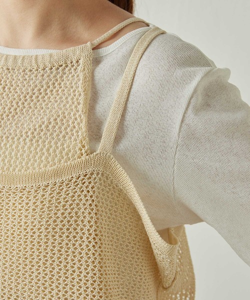 enrica エンリカ カシミヤセーブル ミドルゲージニット enrica