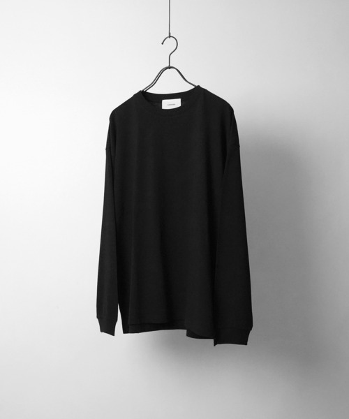 Confirm(コンファーム)の「ベーシック クルーネック コットンロンT(Tシャツ/カットソー・メンズ・ホワイト/ブラック・M/L)」の1枚目の写真