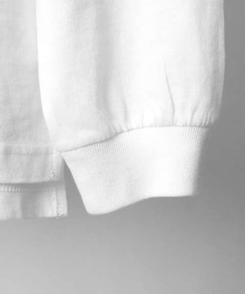 Confirm(コンファーム)の「ベーシック クルーネック コットンロンT(Tシャツ/カットソー・メンズ・ホワイト/ブラック・M/L)」の19枚目の写真