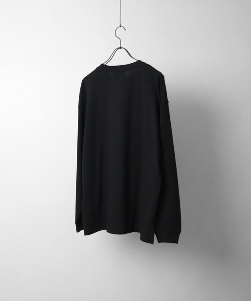 Confirm(コンファーム)の「ベーシック クルーネック コットンロンT(Tシャツ/カットソー・メンズ・ホワイト/ブラック・M/L)」の17枚目の写真