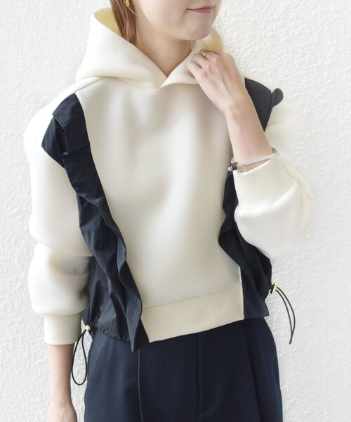 【セール】【WEB限定】〈手洗い可能〉ダンボール タフタ コンビ フーディ（パーカー）｜SHIPS（シップス）