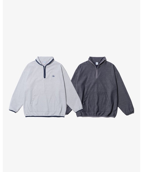 KEBOZ（ケボズ）の「HALF ZIP PIPING LIGHT JACKET（その他アウター・メンズ・ネイビー/ライトグレー・XL/L/M）」の11枚目の写真