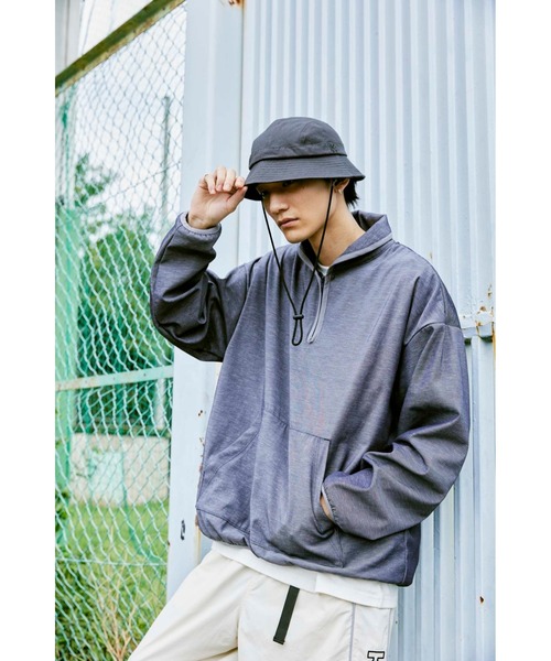 KEBOZ（ケボズ）の「HALF ZIP PIPING LIGHT JACKET（その他アウター