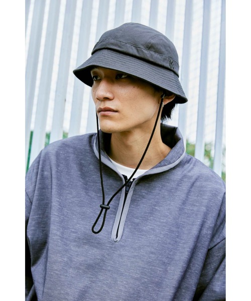 KEBOZ（ケボズ）の「HALF ZIP PIPING LIGHT JACKET（その他アウター・メンズ・ネイビー/ライトグレー・XL/L/M）」の14枚目の写真
