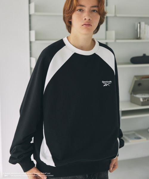 Reebok(リーボック)の「【Reebok別注】サイドパネル切替裏毛スウェット(スウェット・メンズ・アッシュグレー/ネイビー/ブラック・M/L/S)」の12枚目の写真