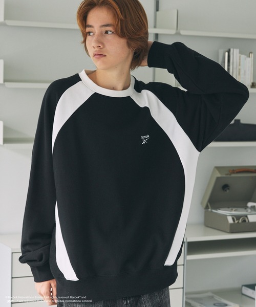 Reebok(リーボック)の「【Reebok別注】サイドパネル切替裏毛スウェット(スウェット・メンズ・アッシュグレー/ネイビー/ブラック・M/L/S)」の13枚目の写真