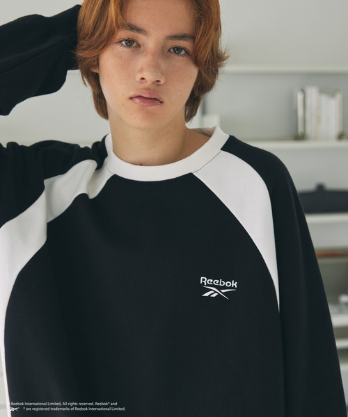 Reebok(リーボック)の「【Reebok別注】サイドパネル切替裏毛スウェット(スウェット・メンズ・アッシュグレー/ネイビー/ブラック・M/L/S)」の16枚目の写真