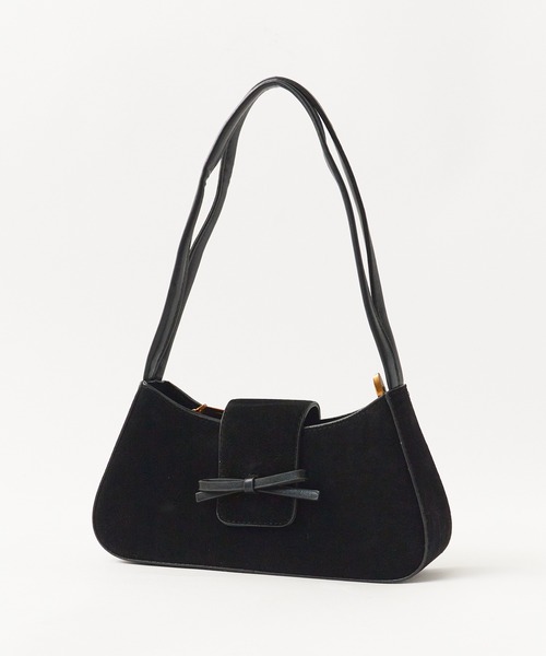 ROOPTOKYO（ループトウキョウ）の「フェイクスエード ミニショルダーバッグ ワンハンドルバッグ（ショルダーバッグ・レディース・ブラウン/ブラック・FREE）」の4枚目の写真