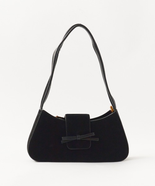 ROOPTOKYO（ループトウキョウ）の「フェイクスエード ミニショルダーバッグ ワンハンドルバッグ（ショルダーバッグ・レディース・ブラウン/ブラック・FREE）」の3枚目の写真