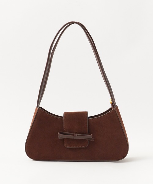 ROOPTOKYO（ループトウキョウ）の「フェイクスエード ミニショルダーバッグ ワンハンドルバッグ（ショルダーバッグ・レディース・ブラウン/ブラック・FREE）」の6枚目の写真