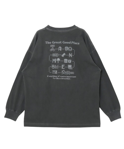 セール】Earnestロゴプリント長袖Tシャツ（Tシャツ/カットソー