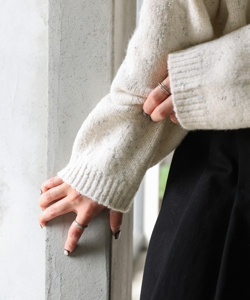 Veritecoeur 【新品タグ付】クルーネックニット ベージュ 楽天市場】Veritecoeur ヴェリテクール（ニット・セーター