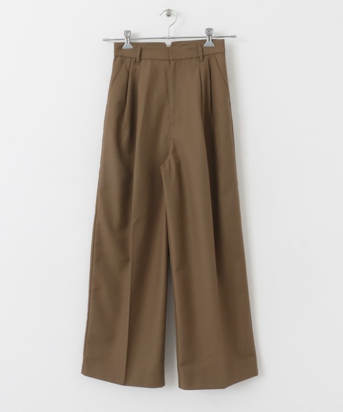 KBF（ケイビーエフ）の「『2サイズ展開』タックストレートスラックス（その他パンツ・レディース・ブラック/グレー系その他/ブラウン・36/38）」の12枚目の写真