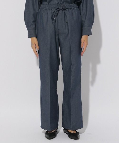 Elura（エルーラ）の「デニムワイドパンツ/151666（デニムパンツ・レディース・ネイビー・SMALL/LARGE/FREE(S)/MEDIUM/X-LARGE）」の5枚目の写真