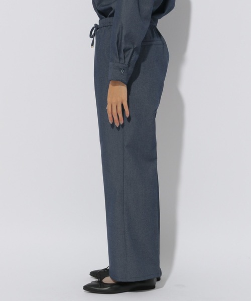 Elura（エルーラ）の「デニムワイドパンツ/151666（デニムパンツ・レディース・ネイビー・SMALL/LARGE/FREE(S)/MEDIUM/X-LARGE）」の6枚目の写真