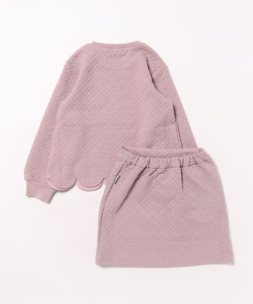 KP（ケーピー）の「ハートキルトセットアップ(110～140)（その他トップス・キッズ・パープル/ブラック・110cm/120cm/130cm/140cm）」の3枚目の写真