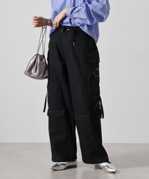Multi-pocket denim duck cargo pants / マルチポケット デニム ダック カーゴパンツ unisex